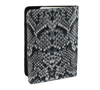 Wykjtwo Piel de Serpiente, Funda para Pasaporte Cartera de Viaje de Cuero PU Funda para Pasaporte Fundas para Pasaporte 6,5 Pulgadas