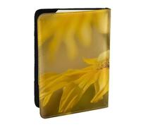 Wykjtwo Planta de flor, Funda para Pasaporte Cartera de Viaje de Cuero PU Funda para Pasaporte Fundas para Pasaporte 6,5 Pulgadas