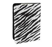 Wykjtwo Rayas de Cebra, Funda para Pasaporte Cartera de Viaje de Cuero PU Funda para Pasaporte Fundas para Pasaporte 6,5 Pulgadas