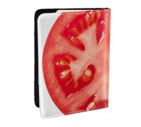 Wykjtwo rodaja de Tomate, Funda para Pasaporte Cartera de Viaje de Cuero PU Funda para Pasaporte Fundas para Pasaporte 6,5 Pulgadas