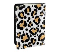 Wykjtwo Safari con Estampado Animal de Piedras de Leopardo, Funda para Pasaporte Cartera de Viaje de Cuero PU Funda para Pasaporte Fundas para Pasaporte 6,5 Pulgadas
