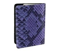 Wykjtwo Serpiente Prin, Funda para Pasaporte Cartera de Viaje de Cuero PU Funda para Pasaporte Fundas para Pasaporte 6,5 Pulgadas