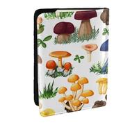 Wykjtwo Seta de Pintura Japonesa, Funda para Pasaporte Cartera de Viaje de Cuero PU Funda para Pasaporte Fundas para Pasaporte 6,5 Pulgadas