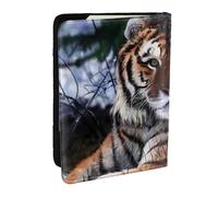 Wykjtwo Tigre, Funda para Pasaporte Cartera de Viaje de Cuero PU Funda para Pasaporte Fundas para Pasaporte 6,5 Pulgadas