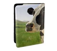 Wykjtwo Vacas en el Pasto, Funda para Pasaporte Cartera de Viaje de Cuero PU Funda para Pasaporte Fundas para Pasaporte 6,5 Pulgadas