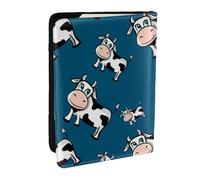 Wykjtwo Vacas, Funda para Pasaporte Cartera de Viaje de Cuero PU Funda para Pasaporte Fundas para Pasaporte 6,5 Pulgadas