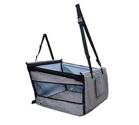 WYKNINE Protector Asiento Coche Mascota para VW ID.7 2023-2024,Plegable Transpirable Extraíble Impermeable, Lavable, Antideslizante Resistente Fácil Instalación,Grey