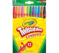 Crayola Crayones de cera Twistables 12 colores surtidos