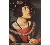 WYKUJMYTO Paisaje Lienzo Decorativo Lienzo Imagen Carteles Impresión Retrato de Carlos V Bernaert Van Orley para Decoración de Paredes 60x90cm