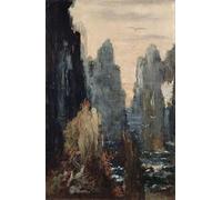 WYKUJMYTO Paisaje Lienzo Decorativo Lienzo Imagen Carteles Impresión Sirenas Gustave Moreau para Decoración de Paredes 60x90cm