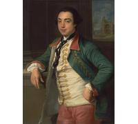 WYKUJMYTO Pinturas Famosas Póster en Lienzo Impresión de Arte Lienzo Caulfeild Th Vizconde Charlemont por Pompeo Girolamo Baton para la Decoración de la Sala de Estar 60x90cm