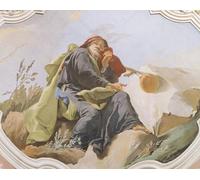 WYKUJMYTO Pinturas Famosas Póster en Lienzo Impresión de Arte Lienzo el profeta Isaías de Battista para la Decoración de la Sala de Estar 60x90cm