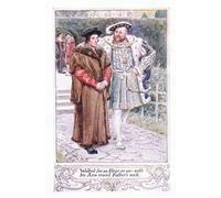 WYKUJMYTO Póster en Lienzo Caminó durante una hora o más... con el brazo alrededor del cuello de su padre por Charles Edmund Brock para la Decoración de la Sala de Estar 60x90cm