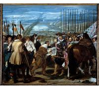 WYKUJMYTO Retratos Sobre Lienzo Lienzo Noderno Pintura La rendición de Breda al final del sitio de Breda de Diego Rodríguez De Y Velázquez para la Decoración del Hogar del Dormitorio 60x90cm