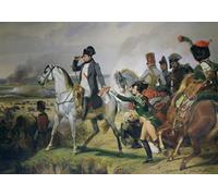 WYKUJMYTO Vintage Lienzo Pintura Vintage Pinturas Póster Arte Pared la batalla de Wagram Th July por Emile Jean Horace Vernet para Decoraciones del Hogar 60x90cm