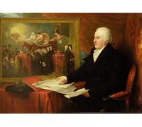 WYKUJMYTO Vintage Pinturas Retratos Sobre Lienzo Lienzo Noderno Pintura John Eardley Wilmot por Benjamin West para la Decoración del Hogar del Dormitorio 60x90cm