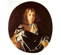 WYKUJMYTO Vintage Pinturas Retratos Sobre Lienzo Lienzo Noderno Pintura Retrato de un niño Jacob Huysmans para la Decoración del Hogar del Dormitorio 60x90cm