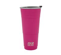 Wyld Gear Wyld Cup Stainless Steel Vacuum Insulated Tumbler Party Cup with Lid 24oz Pink
