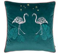 Wylder Tropics Funda de cojín de Flamenco del Atardecer