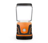 Wyldness,Linterna LED de camping de 1500 lm, batería de hasta 40 horas (tamaño D), kit de supervivencia de emergencia perfecto, resistente, adecuado para viajes nocturnos, campamento, naranja
