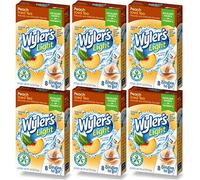 Wyler's Light Singles To Go Iced Tea with Peach, 8 Packets Inside(Pack of 6)