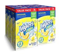 Wyler's Light Singles To Go - Paquetes de polvo, mezcla de bebida de agua, limonada, paquete de 16, 6 cajas (96 porciones individuales)