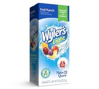 Wyler's Light Soft Drink Mix, Fruit Punch, 2.01-Ounce (Pack of 6)