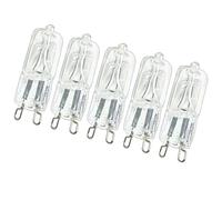 WYLIELAMSH 5 Uds G9 120V 220V Bombillas LED Transparentes De Cápsula 20W 25W 40W 60W Lámpara Halógena Superbrillante Blanco Cálido,220V-60W