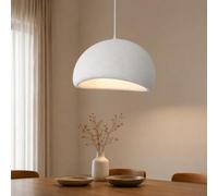 Wylolik Lámpara colgante japonesa Lámpara minimalista moderna, Lámpara colgante de resina Accesorio de iluminación ajustable E27, Lámpara colgante de restaurante para cocina Comedor Cafetería Fregader