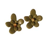 WYLZLKX Aretes de flores acrílicas con múltiples colores para mujeres y niñas, ligeros, cómodos, hipoalergénicos, Approx.6.5cm×6cm/2.56x2.36inch, Acrílico, Acrílico.