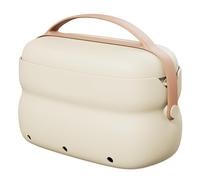 WYLZLKX Bolsa de maquillaje de viaje impermeable con separación seca y húmeda, bolsas de lavado de viaje para una fácil organización, crudo, As Shown