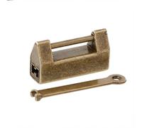 WYLZLKX Cerradura de Estilo Antiguo Chino, candado de latón Vintage, joyero de Boda con Cierre para