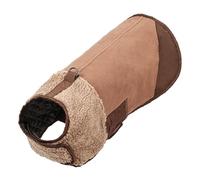 WYLZLKX Chaleco de invierno peludo para perro, abrigo grueso de forro polar para cachorros, gatos, perros pequeños, ropa de calle, trajes de calle, chalecos de forro polar para perros pequeños
