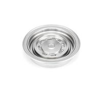 WYLZLKX Convertidor de cápsulas de café, adaptador reutilizable, de acero inoxidable, con textura, accesorio para máquina para preparar café