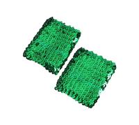 WYLZLKX Elegantes mangas elásticas para el brazo con lentejuelas brillantes para disfraz de mujer con impresionantes lentejuelas, verde, Approx.7x10cm/2.76x3.94''