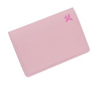 WYLZLKX Funda protectora de piel sintética bordada para pasaportes, con ranuras para tarjetas, Fuchsia, As Shown