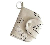 WYLZLKX Lovely Rabbits - Monedero pequeño para guardar monedas, monedero, monedero, monedero, tarjetero, estilo coreano, White, about 17x10cm/6.69x3.94'', Blanco