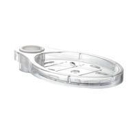 WYLZLKX Soporte de plástico transparente ajustable para jabón, para baño, ducha, uso cómodo, transparente, 25 mm