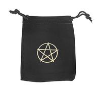 WYLZLKX Tarot - Bolsa de almacenamiento de tarjetas pequeña con cordón, color dorado