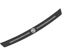 WYMF Protector Paragolpes para MG ZS EV 2021-2024, Protector de Parachoques Trasero de Fibra Carbono Protector de Parachoques Trasero,A