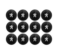 WYMKL 12 Piezas Anticolisión para Puerta de Automóvil para Peugeot 3008 I/II Bj. 2009-2022, Juntas de Amortiguadores para Puerta Pegatina de Silenciador Acústico