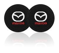 WYMKL 2 Piezas Posavasos para Portavasos de Coche para Mazda 3 II Hatchback(BL) 2011-2013, Alfombrilla Soporta Altas Automáticas Temperaturas Antideslizante