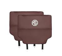 WYMKL 2 Piezas Protector Asiento Coche Respaldo para MG MG6 II 2020-2021, Protectores de Respaldo Alfombrilla Protectora para el Asiento Trasero,Brown