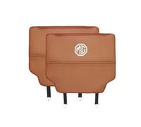 WYMKL 2 Piezas Protector Asiento Coche Respaldo para MG Pilot 2020-, Protectores de Respaldo Alfombrilla Protectora para el Asiento Trasero,Orange