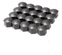 WYMKL 20 Tapas Tapas Tuercas Perno Rueda para Skoda Karoq NU7 I 2017-2022 2023 2024, Protección con Llanta A Prueba Polvo Revestimiento Tornillos Cubiertas Neumático,Grey-17MM