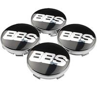WYMKL 4 Piezas Coche Rueda Centrales Tapas Tapacubos Buje Badge Emblema para BBS 60MM, ABS Rueda Llantas Centro Decorativa Cubierta