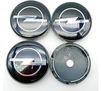 WYMKL 4 Piezas Coche Rueda Centrales Tapas Tapacubos Buje Badge Emblema para Opel Mokka 2020-2023 60mm, ABS Rueda Llantas Centro Decorativa Cubierta