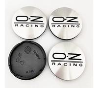 WYMKL 4 Piezas Coche Rueda Centrales Tapas Tapacubos Buje Badge Emblema para OZ Racing M595 O.Z 62mm, ABS Rueda Llantas Centro Decorativa Cubierta,A