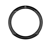 WYMKL Funda Volante Coche para Opel Zafira Life S 2019-2024, Cubierta Volante Coche Funda Volante Coche ProteccióN Ideas Regalos Accesorios Coches Interior,Black O-Type