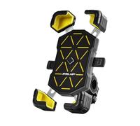 WYMKL Soporte Móvil Moto para CF Moto 800NK 800 NK 2023 2024 2025, Soporte para Teléfono de Motocicleta Suporte Telefono Bicicleta Antivibración 360° Rotación,Yellow Handle-Type